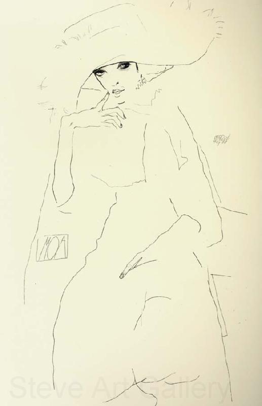 Egon Schiele The Dancer Moa Spain oil painting art